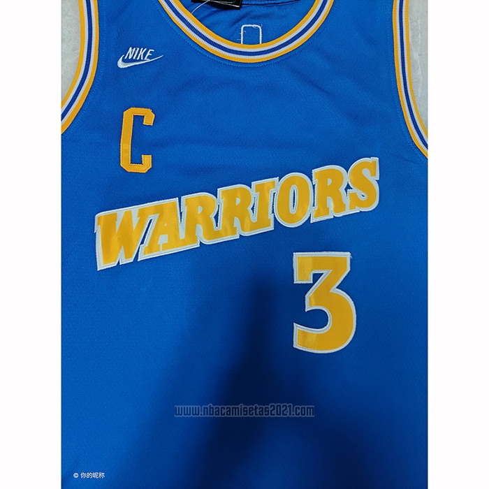 Camiseta Golden State Warriors Jordan Poole #3 Classic 2022-23 Azul
